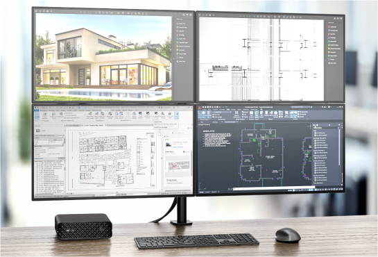 With multi-display support, see all your windows in perfect detail with support for up to 8 displays.