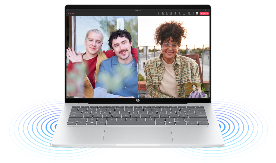 Dual speakers with HP Audio Boost