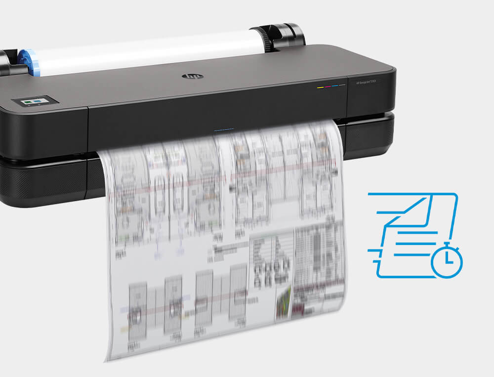 HP DesignJet T230 24-inch Compact Large Format A1 Plotter Printer ...